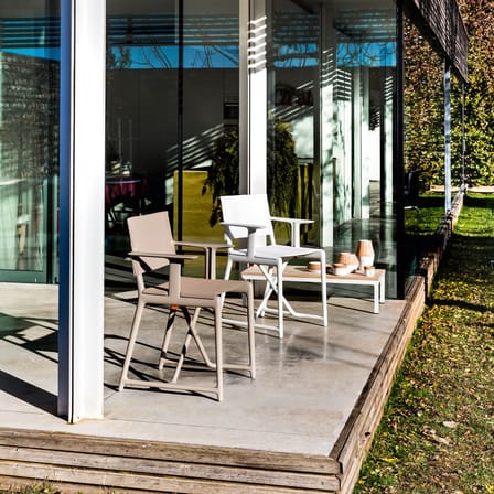 Fauteuil pliant Stanley tissu gris / Philippe Starck, 2017 - Magis