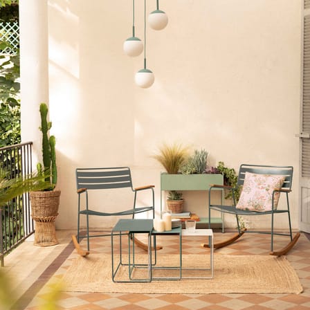 Jardinière Picolino métal bleu / Rangement -  L 66 x H 63 cm - Fermob