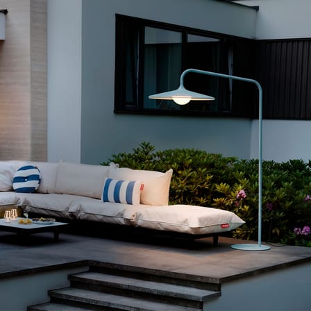 Lampadaire d'extérieur Archigrande métal vert / Surdimensionné - H 233 cm - Fatboy