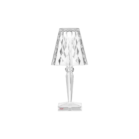 Lampe extérieur sans fil rechargeable Big Battery LED plastique transparent / H 37 cm - USB - Kartell