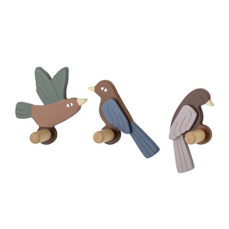 Set de 3 patères Lewi - bois 100% FSC - Bloomingville