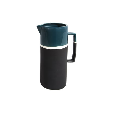 Pichet Sicilia céramique bleu noir / 1L - Maison Sarah Lavoine