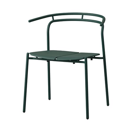 Poltrona impilabile Novo metallo verde / Metallo - AYTM