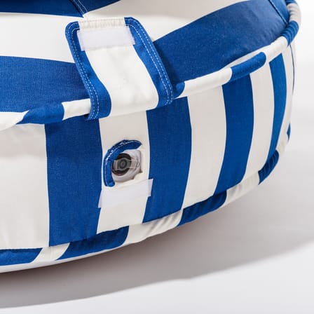 Pouf d'extérieur flottant Canvas tissu bleu - BUSINESS & PLEASURE