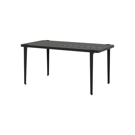 Midi Rectangular table metal black / 160 x 80 cm - 6 people - TIPTOE