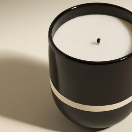 Sicilia Scented candle ceramic black - Maison Sarah Lavoine