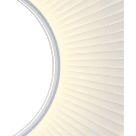 Sospensione Iris Vertical tessuto bianco / LED - Ø 60 cm - Dix Heures Dix