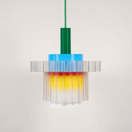 Suspension Gigi n°5 / Ø 28 x H 31 cm - Plastique recyclé / Fabriqué en France - Warren & Laetitia