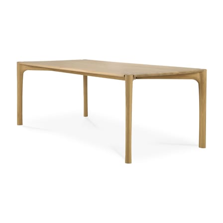 Table rectangulaire PI bois naturel / 220 x 95 cm - 8 personnes - Ethnicraft