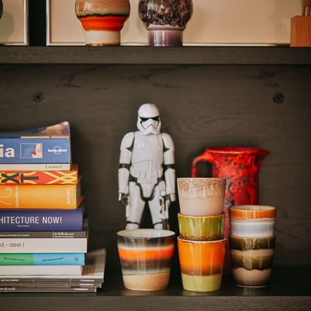 Set de 6 tasses à café 70s ceramics / 23 cl - HK LIVING