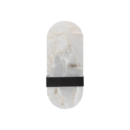 Taco Wall light with plug stone white / Alabaster - Bloomingville