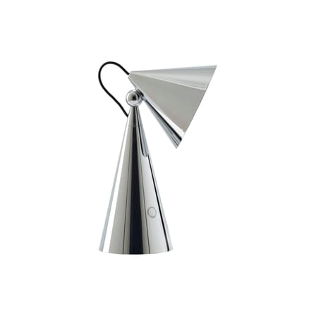 Pose LED Wireless rechargeable lamp plastic material silver / Orientable - Tom Dixon