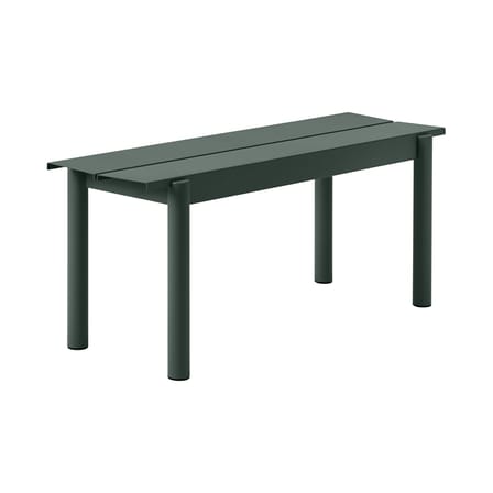Banc Linear métal vert / L 110 cm - Muuto