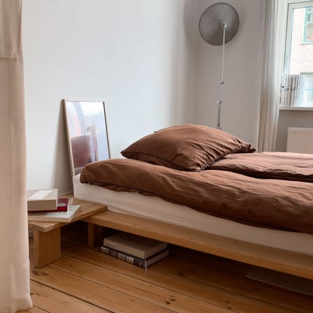 Japan Bed for 1 person natural wood / For mattress 90 x 200 cm - KARUP