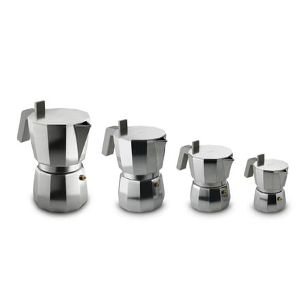 Caffettiera espresso italiano Moka metallo /6 tazze - Induzione - Alessi