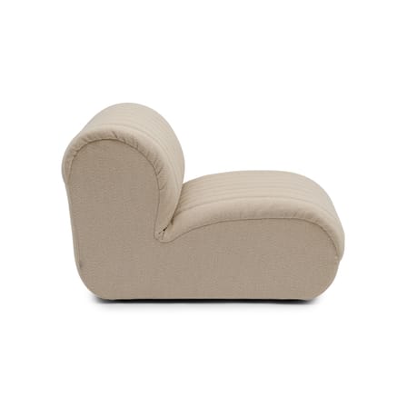 Chauffeuse Coltre tissu beige / Module de canapé - Muuto