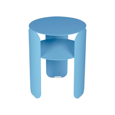 Bebop End table metal blue / Ø 35 x H 45 cm - Fermob
