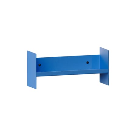 Étagère Pli Slim métal bleu / L 30 x P 10 cm - TIPTOE