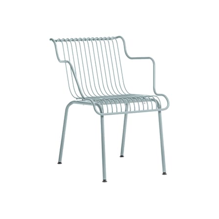 Fauteuil de repas empilable South métal bleu / Konstantin Grcic, 2023 - Magis