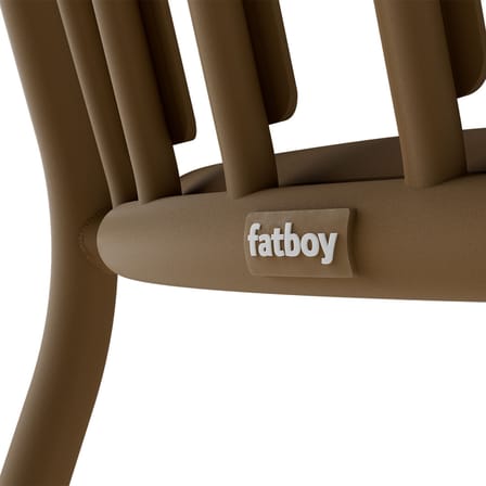 Fauteuil empilable Fred's métal marron - Fatboy
