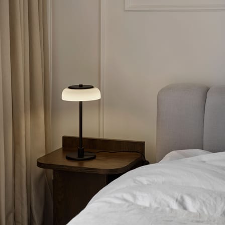 Lampada da tavolo Blossi LED vetro nero / H 31 cm - NUURA