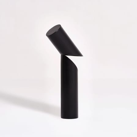 Lampada da tavolo Ida metallo nero / Ø 10 x H 55 cm - Metallo - Axel Chay