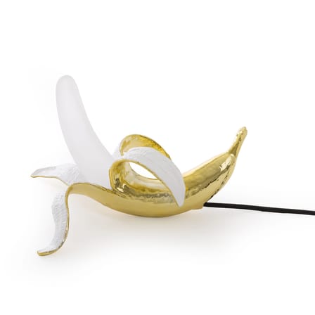 Lampe de table Banana Gold / Dewey plastique or - Seletti