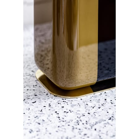 Lampe de table Bourbon tissu bois noir / H 49 cm - RED Edition