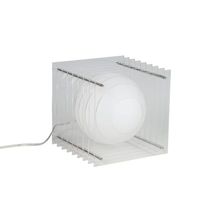 Lampe de table Lop Big Square plastique transparent / Lauréat Archiproducts Design Award - BANG
