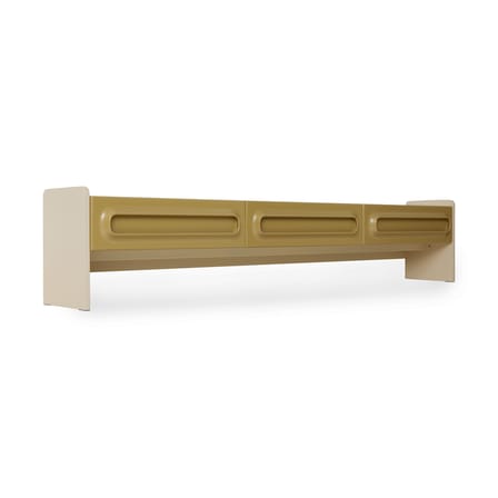 Meuble TV Space bois vert / 3 tiroirs - L 200 x H 39 cm - HK LIVING