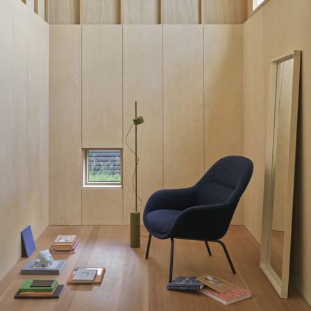 Miroir mural Arced bois beige / 170 x 61 cm - Muuto