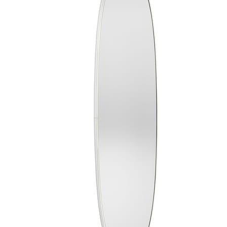 Miroir lumineux La Plus Belle argent métal LED / By Starck - H 205 cm - Flos