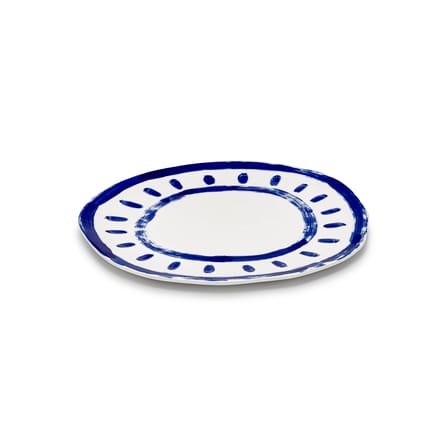 Piatto di portata The Line-up ceramica blu / Ø 31 cm - Serax