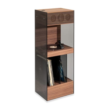 Meuble audio PR Alta / Platine vinyle & enceinte hifi connectée - La Boîte Concept