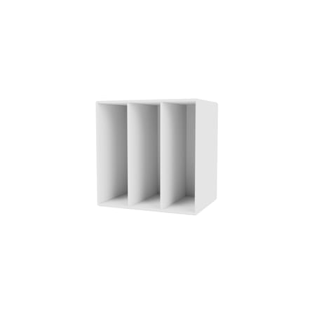 Rangement mural Montana Mini 1104 bois blanc / 3 diviseurs - 35 x 35 x P 25 cm - MONTANA