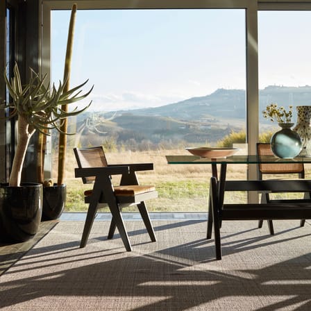Sessel Capitol Complex holz schwarz / Hommage an Pierre Jeanneret, 1950' - Rattan-Geflecht - CASSINA