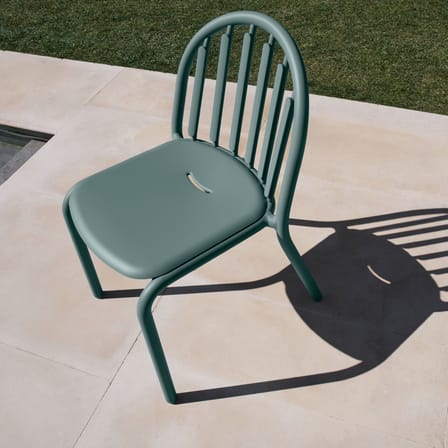 Fred's Stacking chair metal green - Fatboy