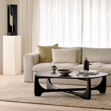 Table basse PI bois marron / 134 x 97 x H 41 cm - Ethnicraft