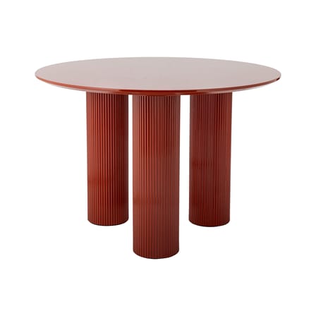Table ronde Della bois rouge / Ø 110 cm - Bloomingville