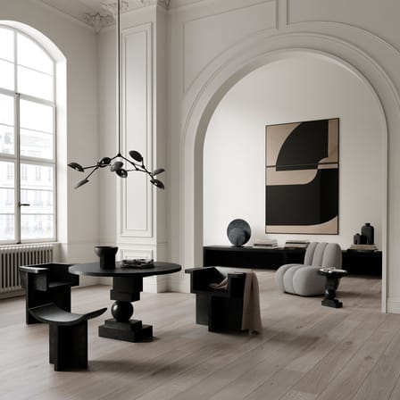 Tabouret Brutus marron / L 60 cm - 101 COPENHAGEN