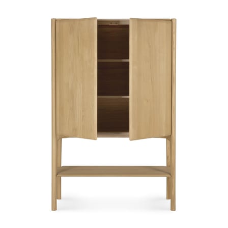 Vaisselier PI bois naturel / L 110 x H 170 cm - Ethnicraft