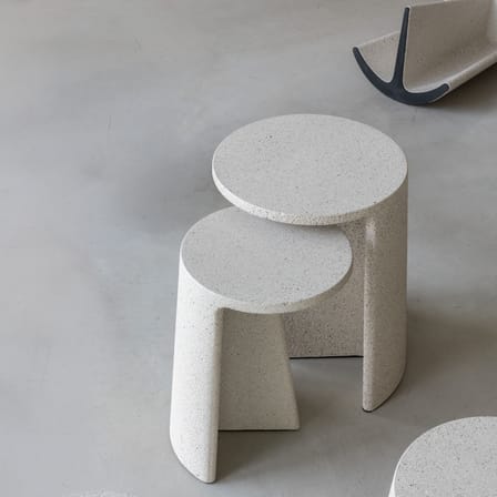 Table d'appoint Ancora béton gris / Ø 28,5 x H 42,5 cm - Magis