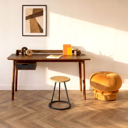 Bureau Honoré bois marron - Hartô