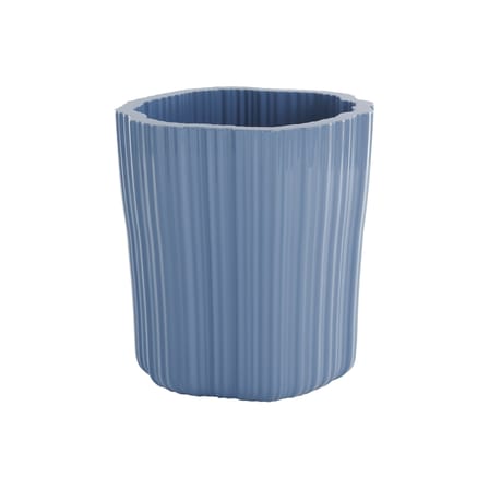 Cache-pot Corteza Small plastique bleu / 50 x 53 cm x H 56 cm - Kartell