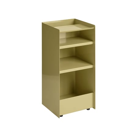 Desserte à roulettes Folded Tall métal vert / Ouvert - H 83,7 cm - Muuto