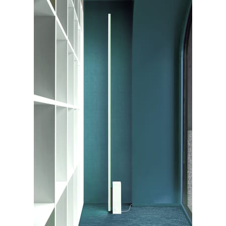 Lampadaire Linescapes métal blanc / LED - H 192 cm - Nemo
