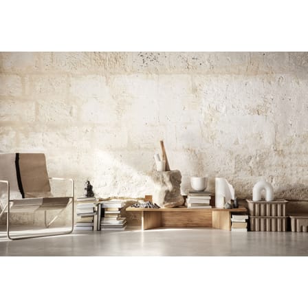 Lampe de table Vuelta LED verre blanc / L 21 x H 21 cm - Ferm Living