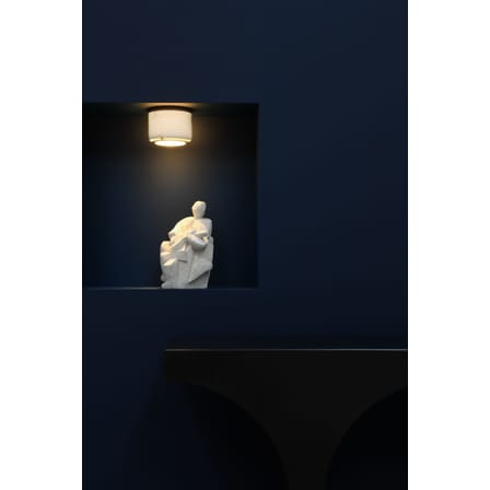 Plafonnier G13 Small métal blanc / Réédition 1952, Pierre Guariche - SAMMODE STUDIO