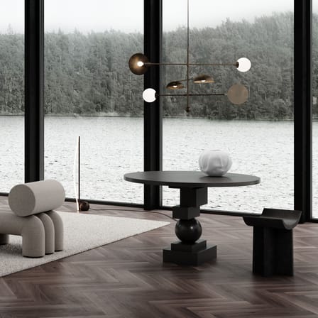 Sahn Pendant metal brown / Unit - W 125 x H 58 cm - 101 COPENHAGEN