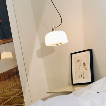 Suspension Bellhop Glass S1 / Ø 33 x H 18,5 cm - Flos